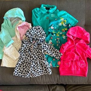 6 piece baby sweater/jacket bundle